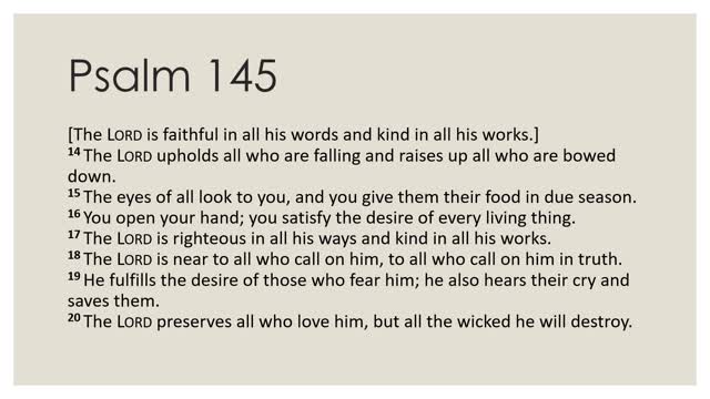 Psalm 145 Daily Devotion