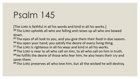 Psalm 145 Daily Devotion