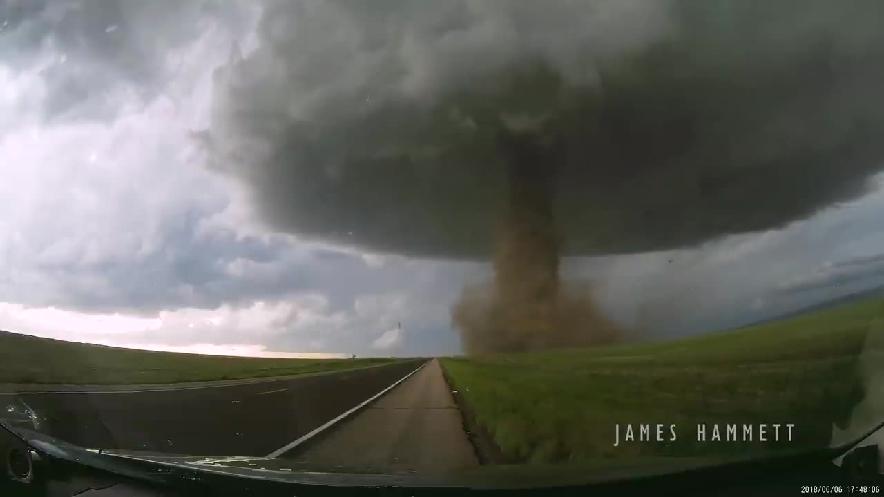 "Tornado Crossing the Highway: Storm Chasing in Laramie, Wyoming"