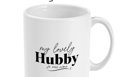 My Lovely Hubby Mug by Welovit - 11oz / 325ml ❤️