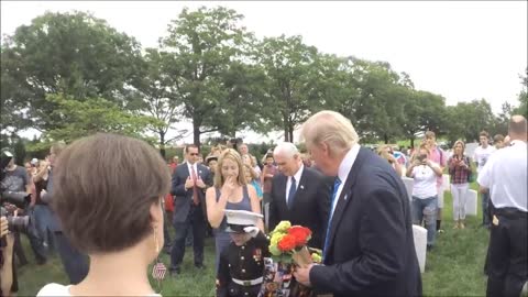 WATCH: Trump's Finest Moment Came on Memorial Day
