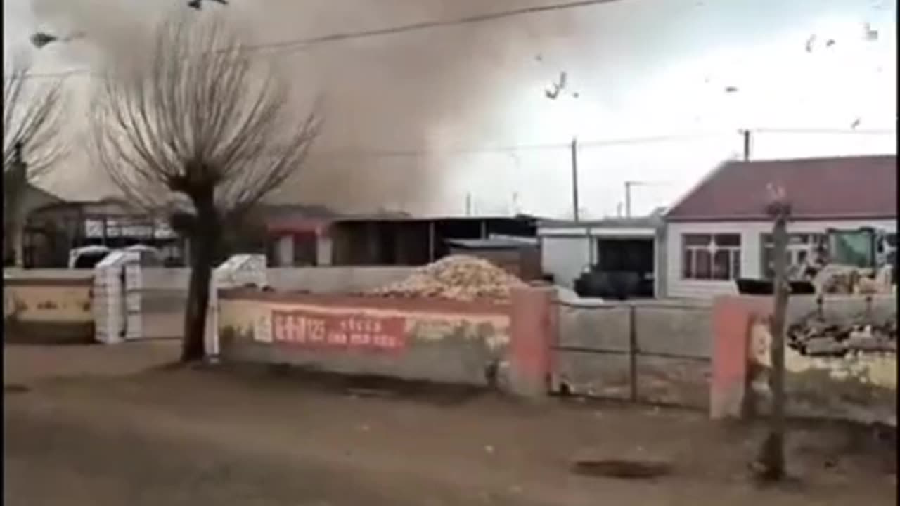 A Strong Dusty Tornado, Tongliao Of Inner Mongolia, China | April 12, 2024