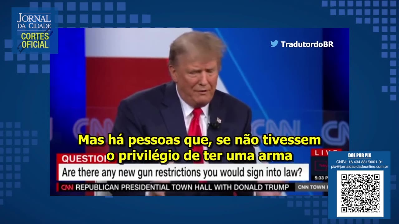 Ao vivo, Donald Trump diz que Bolsonaro foi decisivo para redução da criminalidade no Brasil