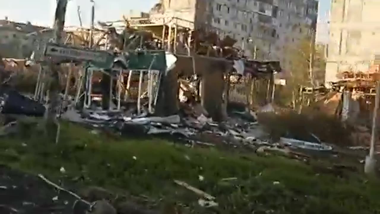 Bakhmut through the eyes of the enemy: ruins, destroyed German armored car ATF Dingo 2.