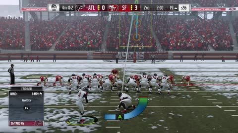 12-29-22 Game 1 of ATL Vs San fran Madden 19 XboxOneS Part 1