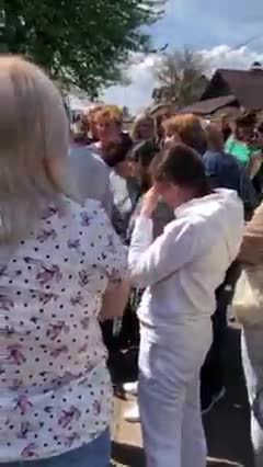In Ukraine, another rally of women protest against Zelensky's regime