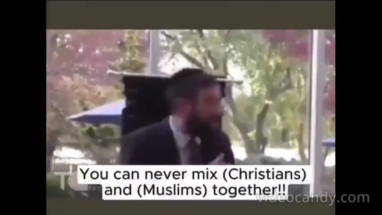 Jewish Rabbi wishes Christian and Muslim to destroy each other