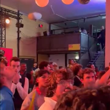 Liberals In France Finding Out The Results Of The Election