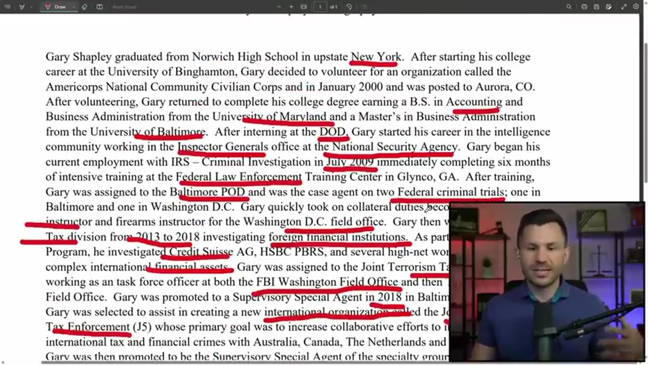 IRS Whistleblower GARY SHAPLEY Exposes Biden Crime Family in Congressional Testimony