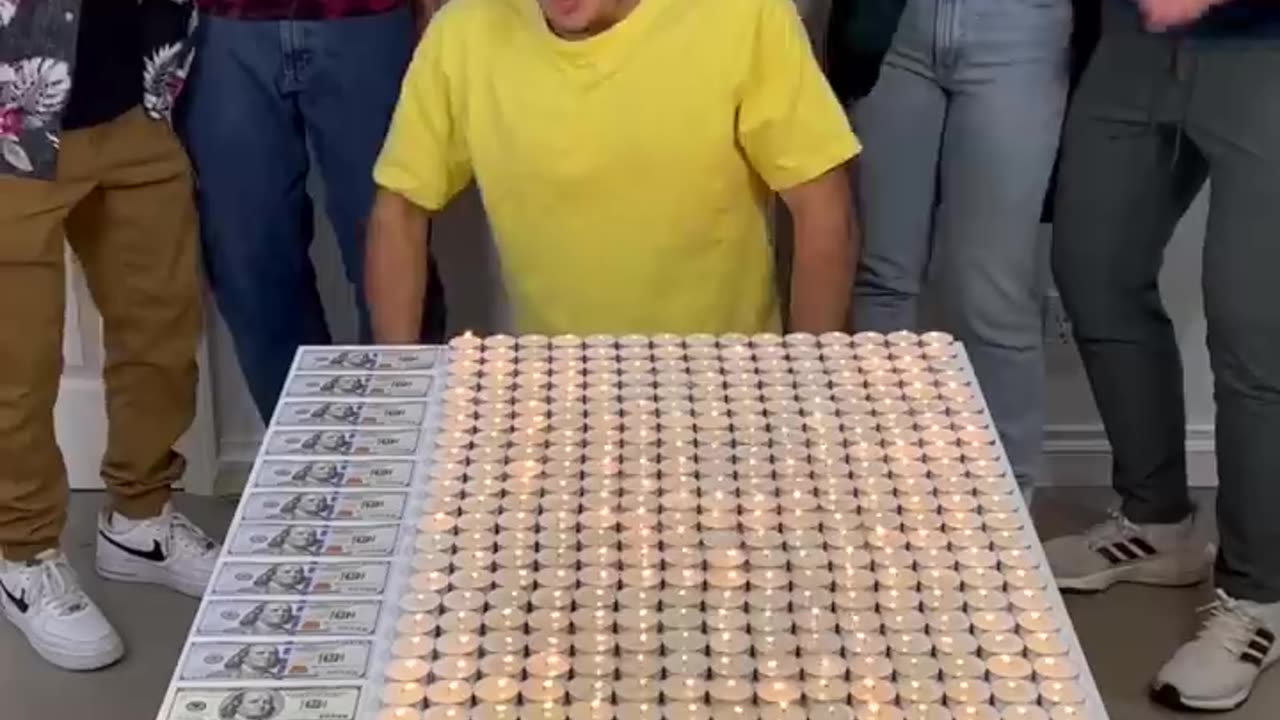 Who Can Blow Out 1,000 Candles!