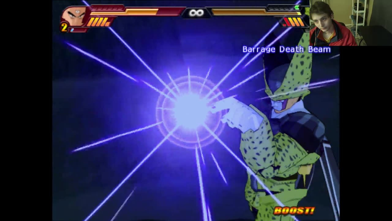 Tien VS Semi-Perfect Cell On Very Strong Difficulty In A Dragon Ball Z Budokai Tenkaichi 3 Battle