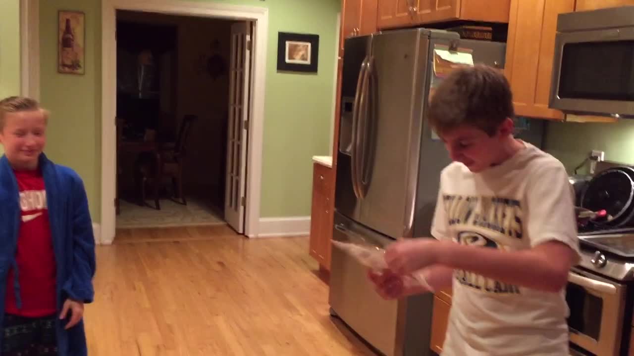 Brothers go nuts over surprise NFL playoff tickets