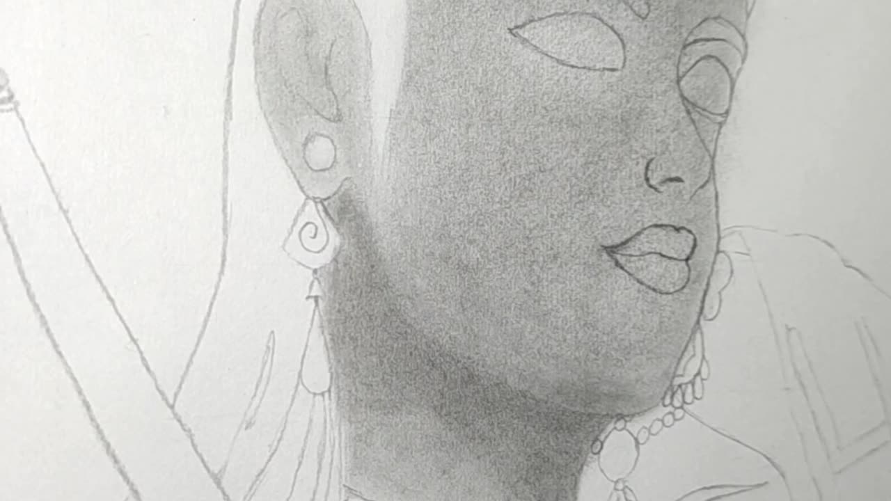 Shri Ram drawing Mata Sita sahit drawing Braj artist dwara banai gai drawing