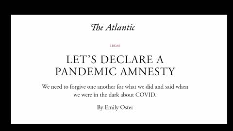 Pandemic Amnesty - How About It?