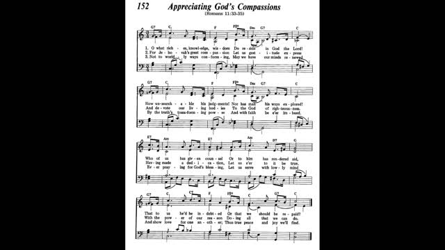 Appreciating God's Compassions (Song 152 from Sing Praises to Jehovah)