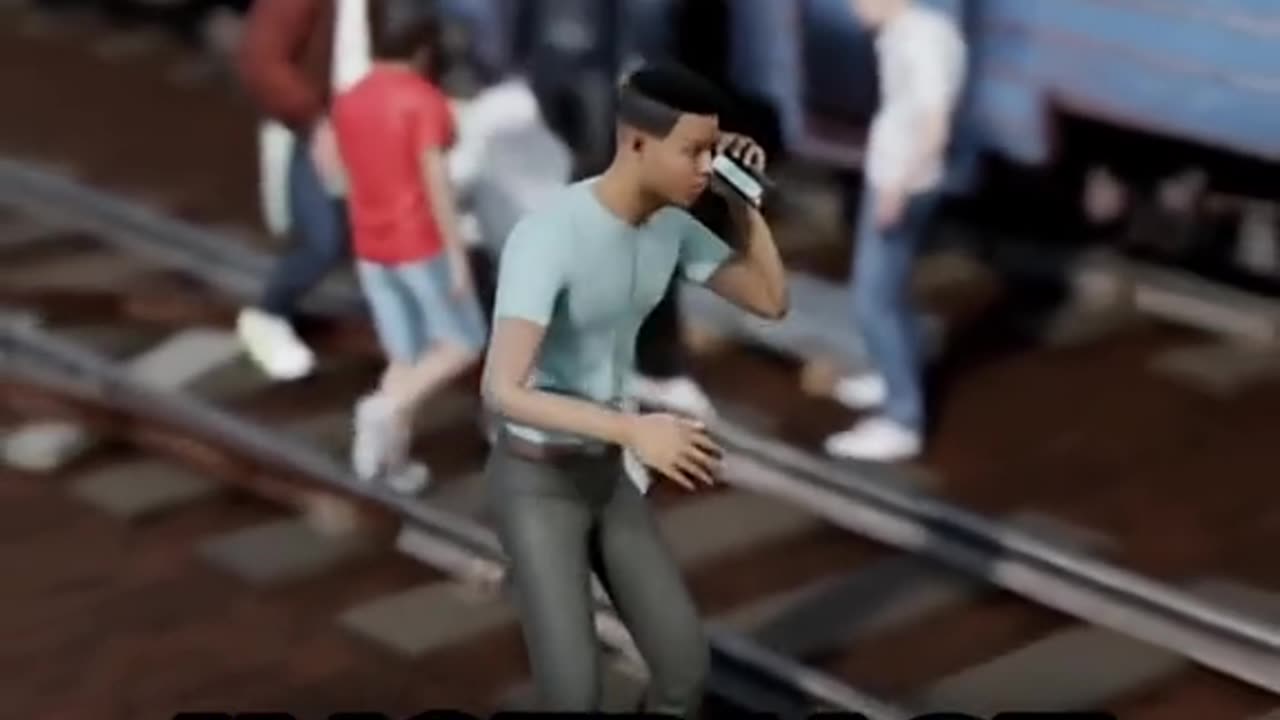 WHAT TO DO IF U ARE STUCK ON A TRAIN TRACK!