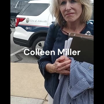 Colleen Miller 5-15-2023 Speaking after the Asheville NC City Schools Board of Education meeting