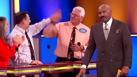 STEVE HARVEY Reactions To Answers On Family Feud