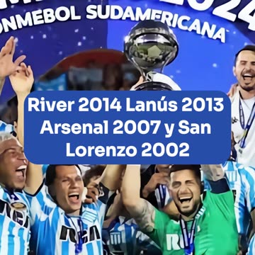 racing campeon copa sudamericana.