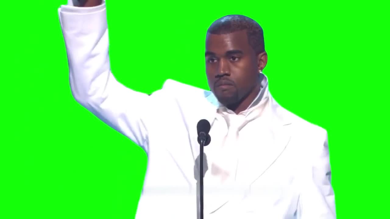 Kanye West _I Guess We'll Never Know_ Green Screen