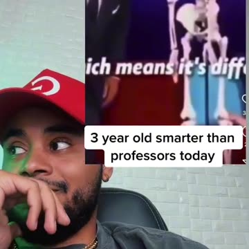3 year old, smarter than college professors