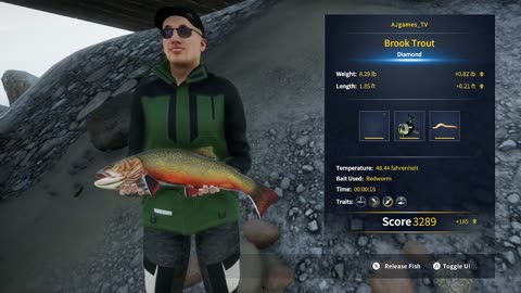 Call of the Wild The Angler - Diamond Brook Trout - Clutch time!