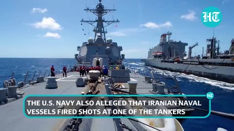 Gunshots Fired As U.S. Navy Faces off With Iranian Navy In Gulf; 'Bid To Capture Oil Tankers Foiled