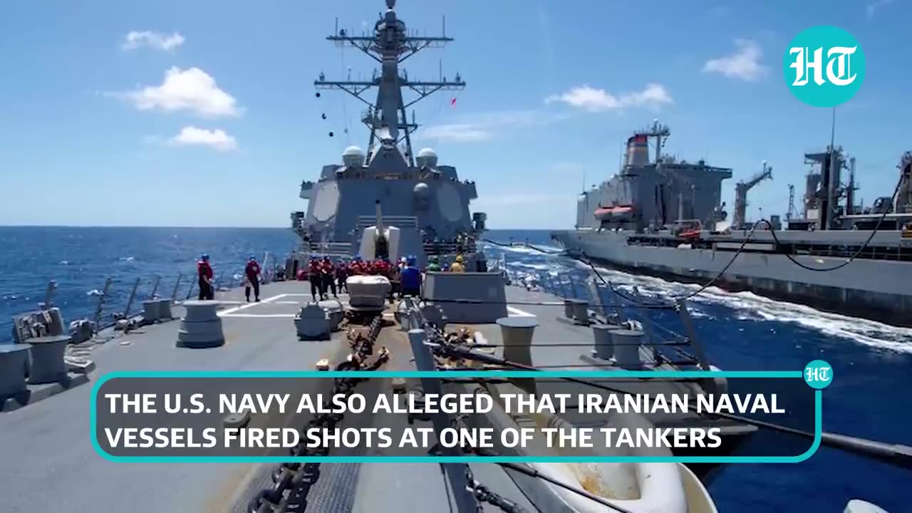 Gunshots Fired As U.S. Navy Faces off With Iranian Navy In Gulf; 'Bid To Capture Oil Tankers Foiled