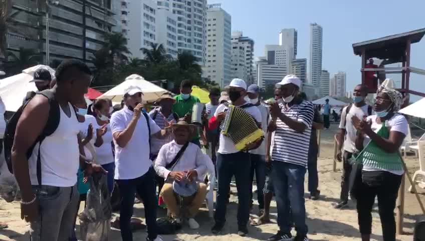 Limpieza en playas de Cartagena