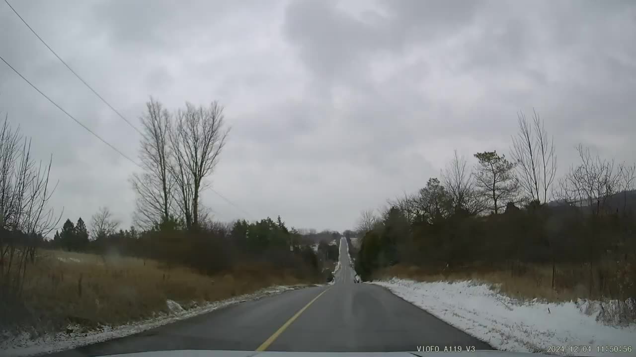 [4K] Balsam Lake Provincial Park, Ontario! #1 Winter like weather day driving, ON. CA.