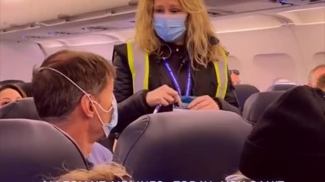 Why this man is removed from flight?