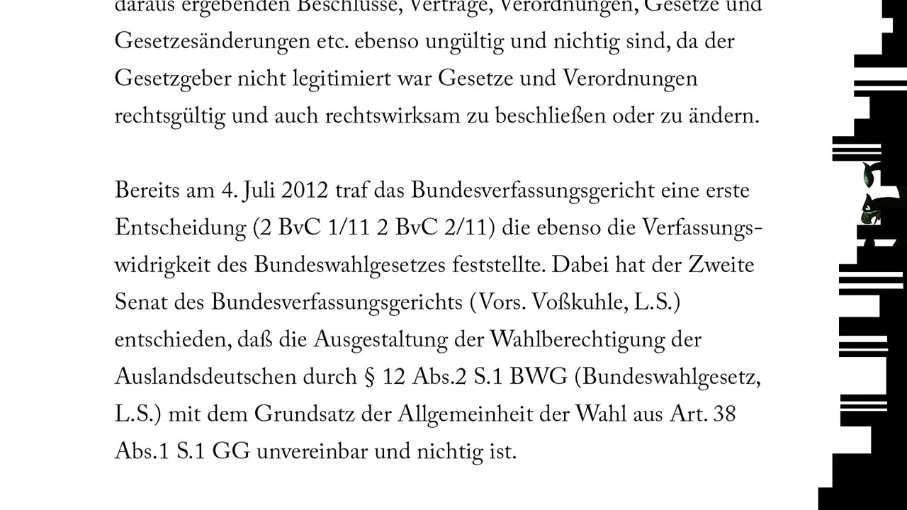 BRD: Wahlen und Gesetze !!!UNGÜLTIG!!! seit 1956