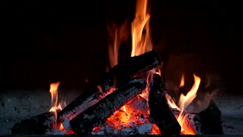 Fire in the Fireplace
