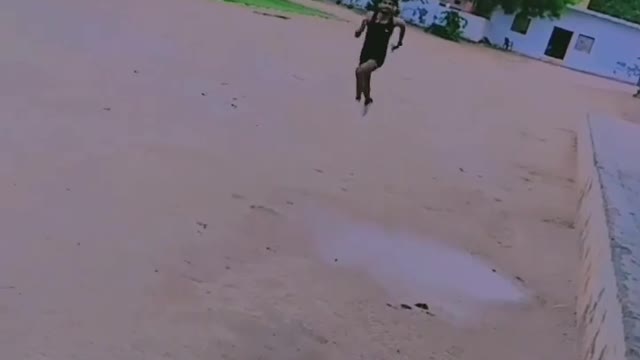 Indian army running tik tok video