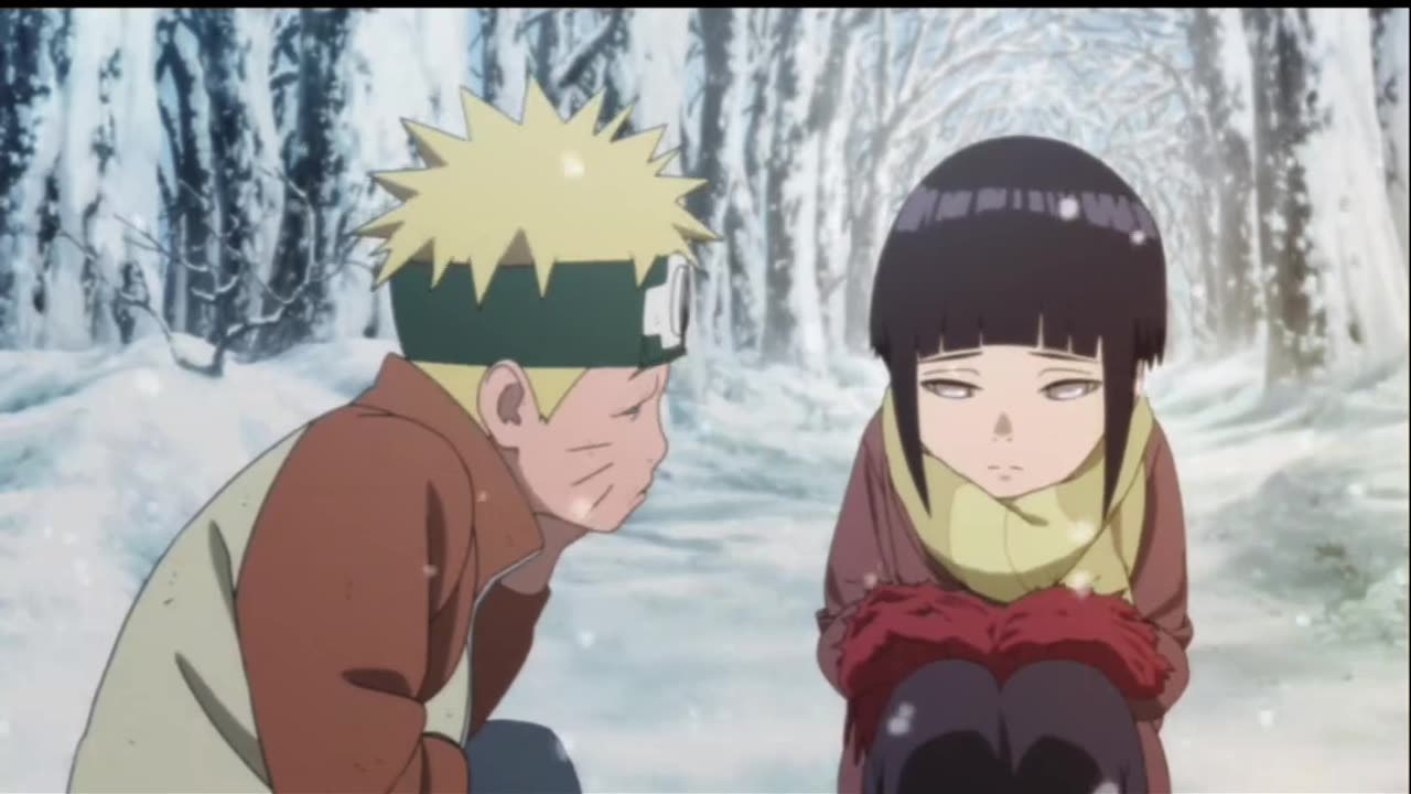 Cut moments of Naruto and hinata