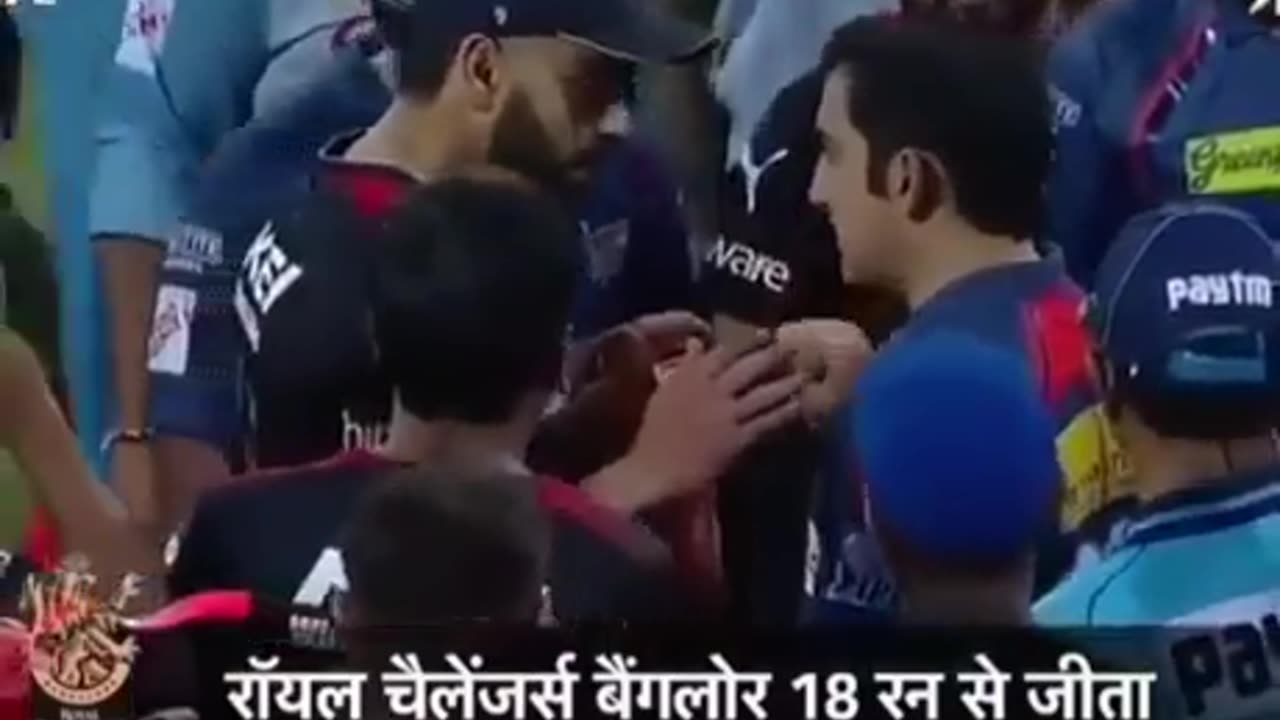 VIRAT KOHLI FIGHT WITH GAUTAM GAMBHIR HeatedMoments Unbelievable Fight Thrilling End FULL Video ipl