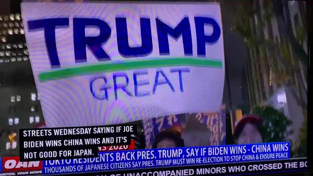 11/26/20 OAN Japanese citizens support Trump