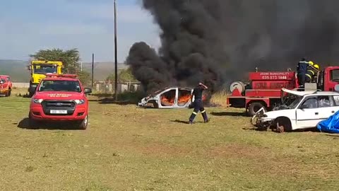 Umkhanyakude District firefighters