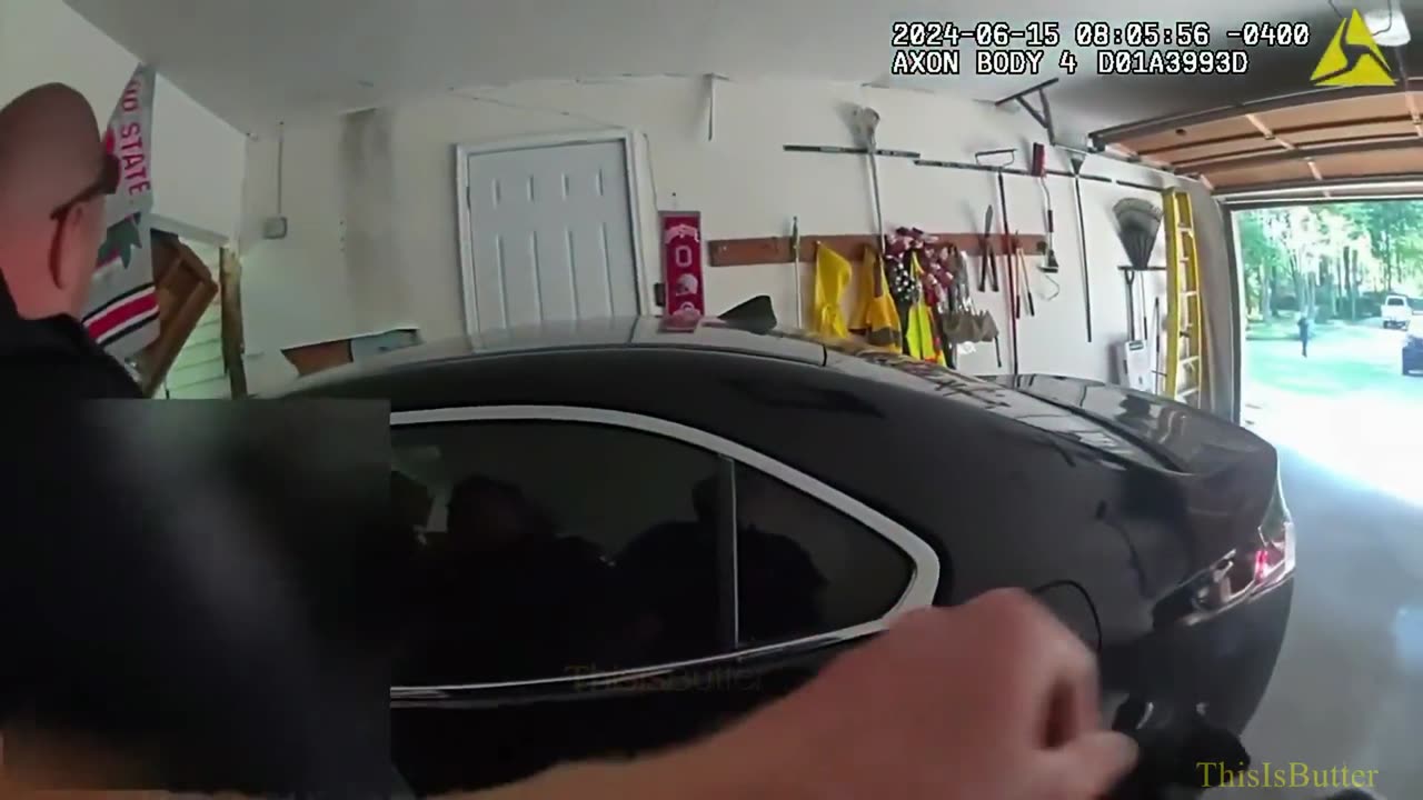 Bodycam shows when 2 officers were injured while a woman pinned her mother against a wall with a car, killing her