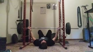 Reverse grip floor press