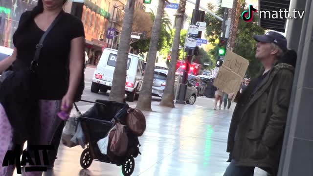 Homeless Ex-Police Officer Stands Alone.