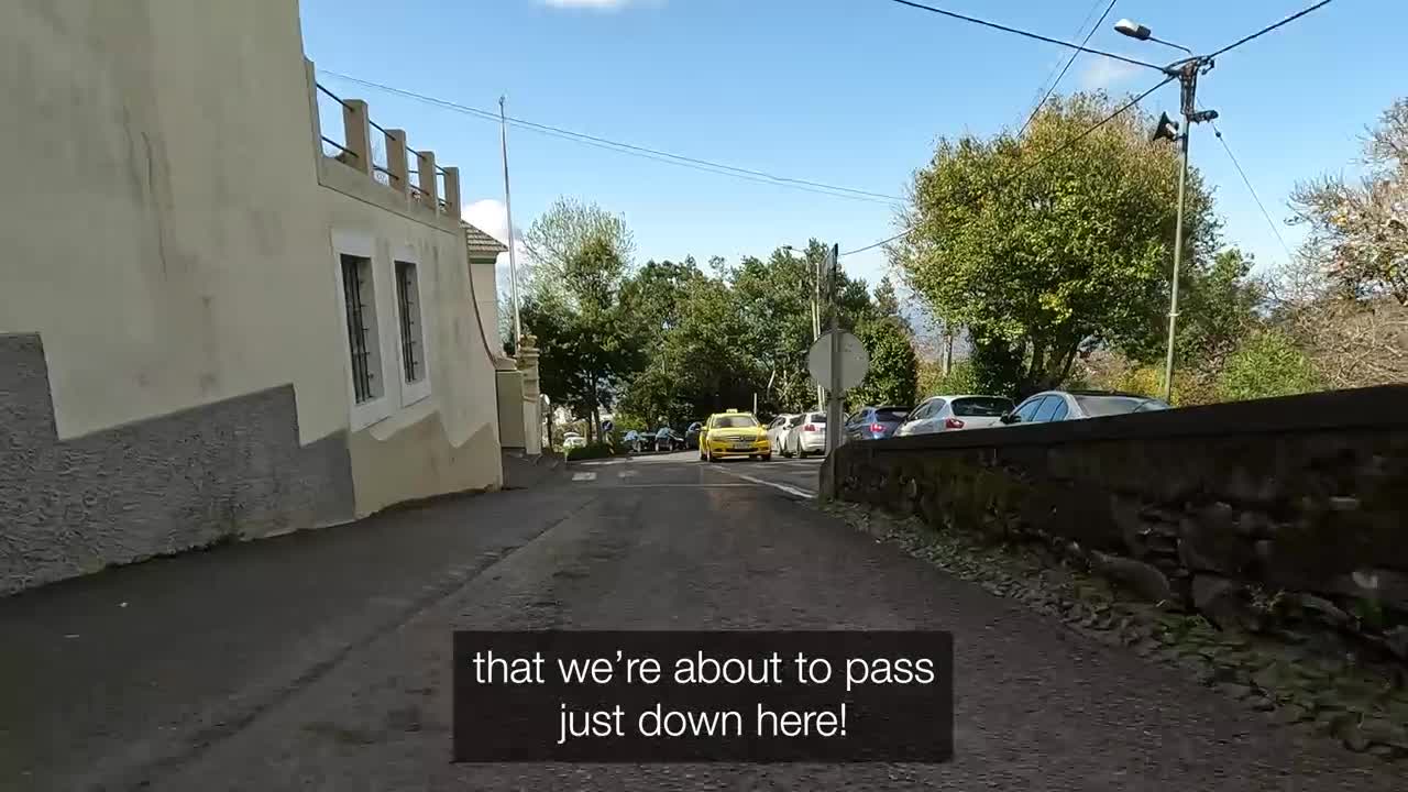Downhill, on a couch, on public roads.