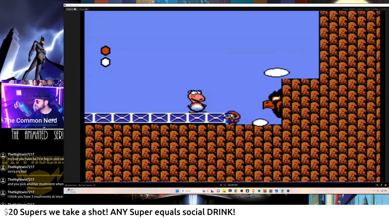 RETRO GAMING! OG Nintendo W/ Super Mario Bros 2! SHOT RULES!