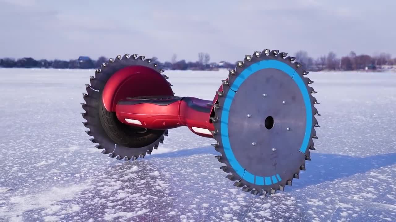 Insane Hoverboard Winter Modification