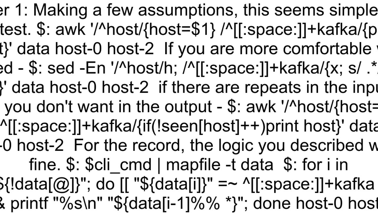 How do we select only particular word in bash
