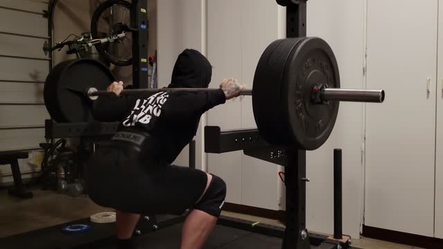 335lbs Lowbar Squat, 1RM. Bodyweight: 177lbs