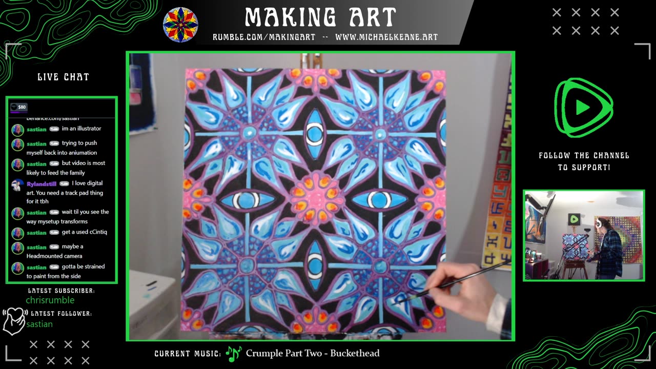 Live Painting - Making Art 12-19-23 - Relaxing & Painting