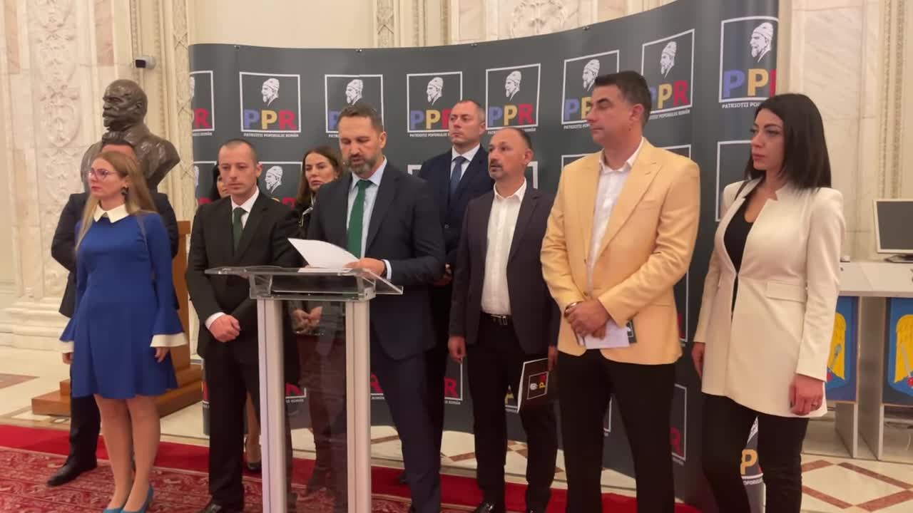 Lansarea partidului Patrioții Poporului Român în Palatul Parlamentului (News România; 09.11.2022)1