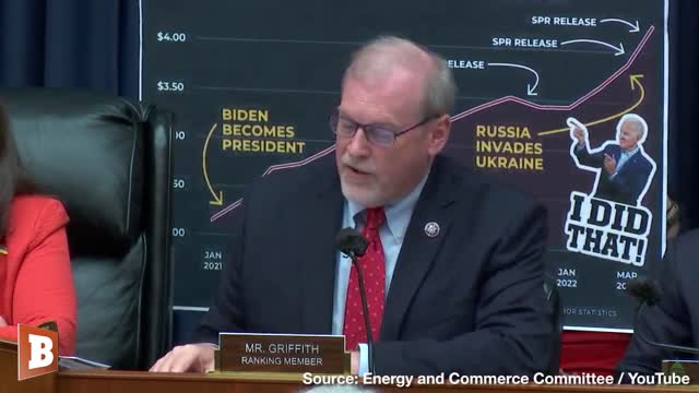 GOP Rep. Uses Chart with Biden "I Did That!" Sticker to Rip President for Gas Price Spike