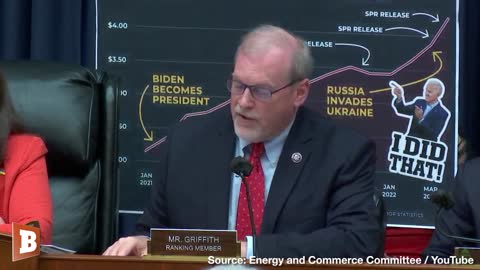 GOP Rep. Uses Chart with Biden "I Did That!" Sticker to Rip President for Gas Price Spike